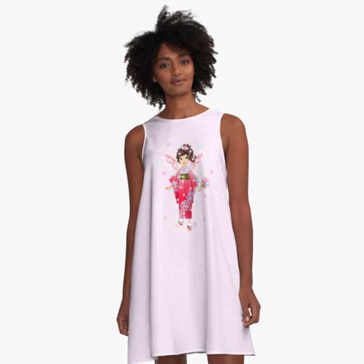 iaada the international fairy – japanese™ a line dress