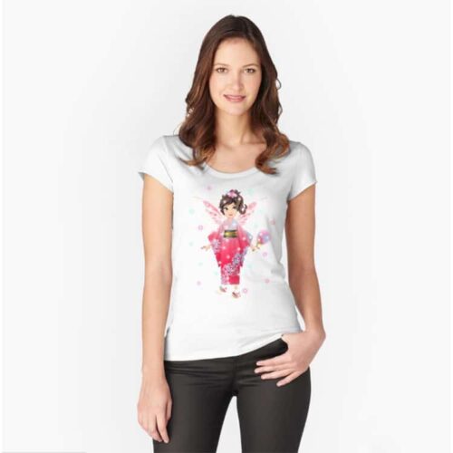 iaada the international fairy – japanese™ fitted scoop t shirt