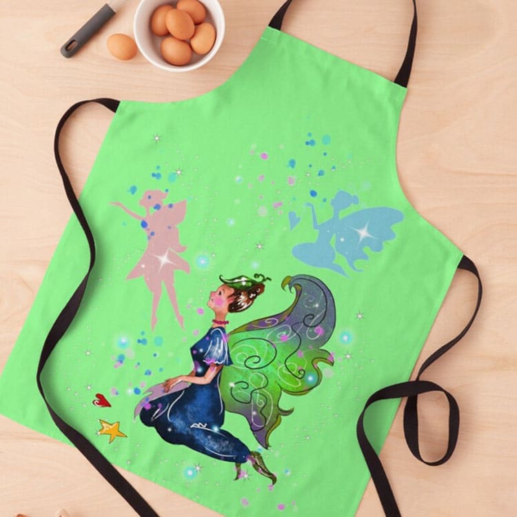 delicia the decal fairy apron