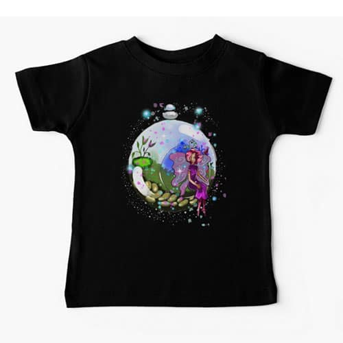idalis the indoor gardening fairy baby tshirt