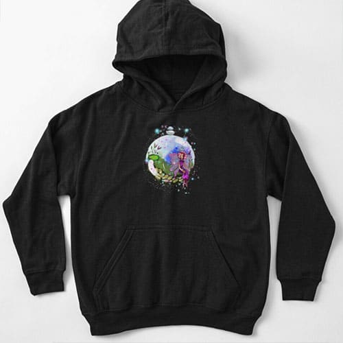 idalis the indoor gardening fairy kid hoodie