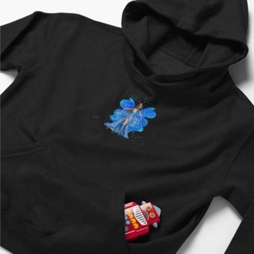 caselia fairy kid hoodie