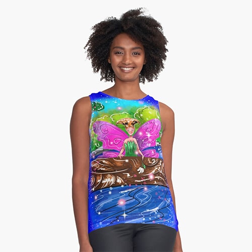 breena fairy sleeveless top