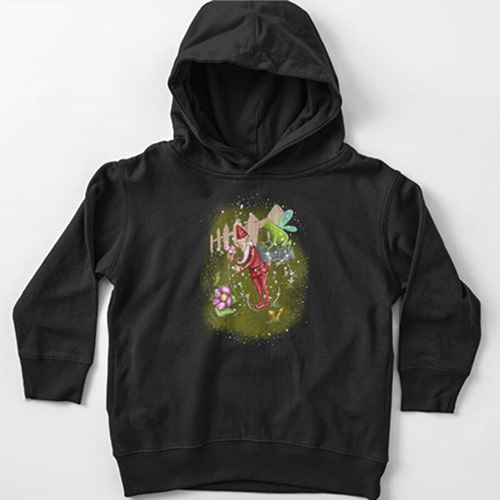 genuis gnome baby hoodie