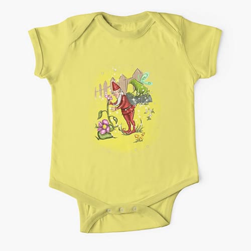 genuis gnome baby onepiece