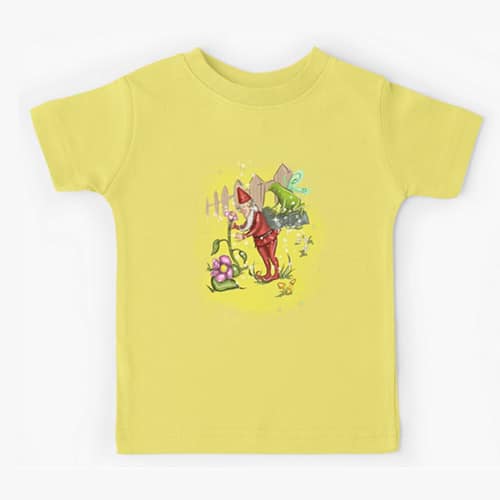 genuis gnome kid tshirt