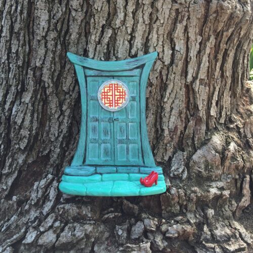 glitzglam miniature zen fairy door for miniature garden