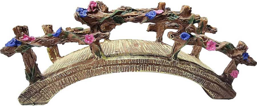 muamax miniature garden bridge resin