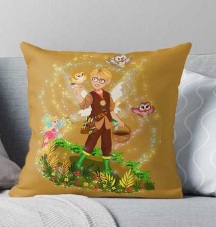 tommy tinker and the baby owl rescue™ pillow