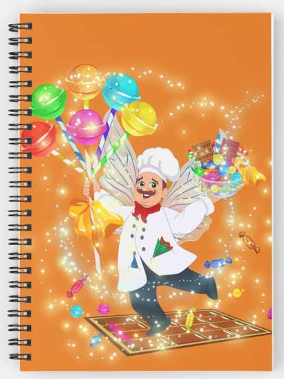 bubba the head candy taster loves his candy journal