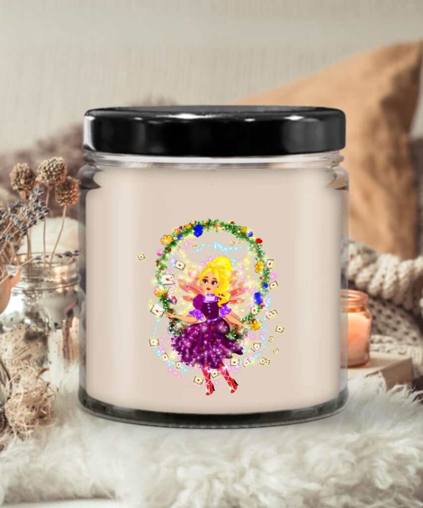 wista ~the valentine’s wish fairy candle – vanilla scented