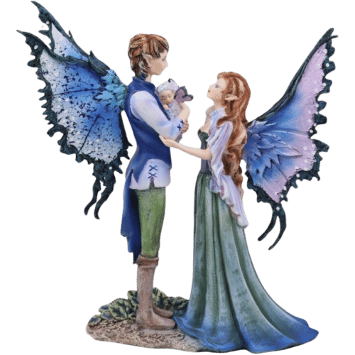 amy brown family love fairy mother father and baby