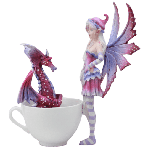 amy brown’s whimsical cup fairy – "get out of my cup!