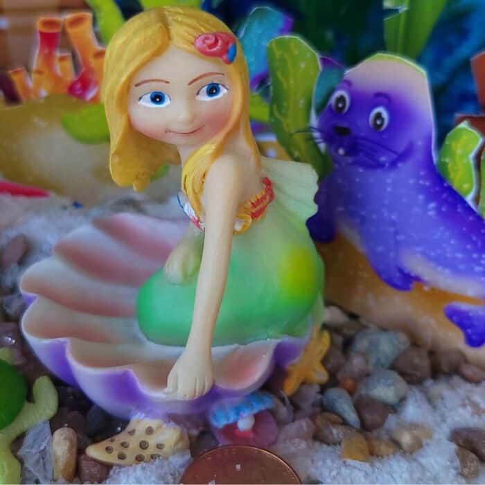 annie the sweet mermaid for your mermaid garden