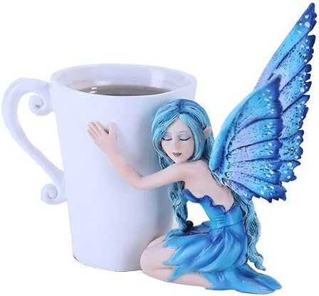 enchanting blue comfort teacup fairy