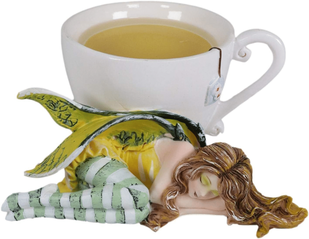 soothing chamomile in teacup fairy