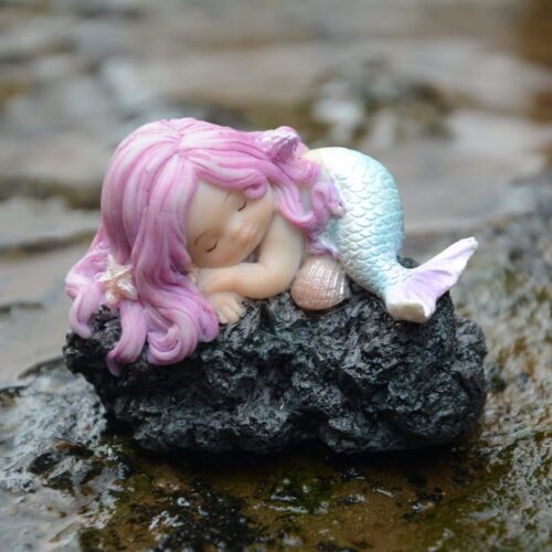 top collection miniature sleeping little mermaid