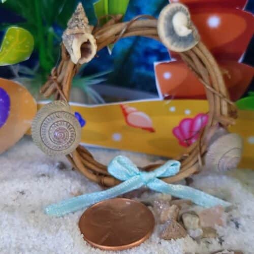 time to decorate with a beach seaside wreath