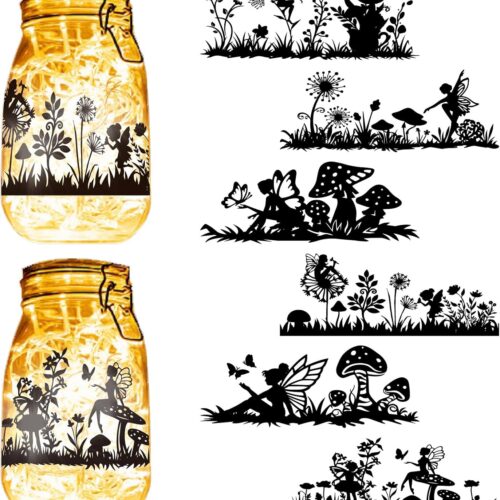 2 pcs solar fairy lanterns outdoor