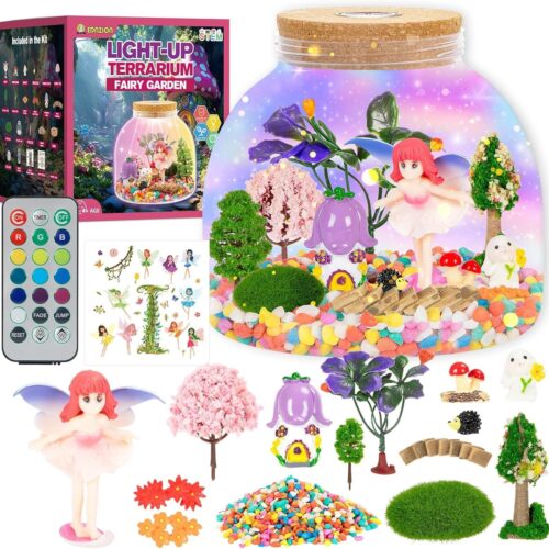 fairy light up terrarium kit