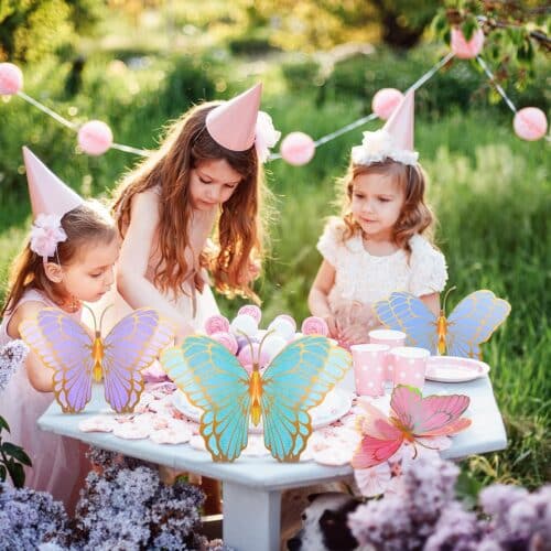 wettarn 20 pcs butterfly centerpieces for tables