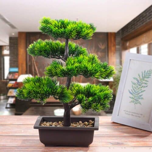 calidaka artificial bonsai pine tree