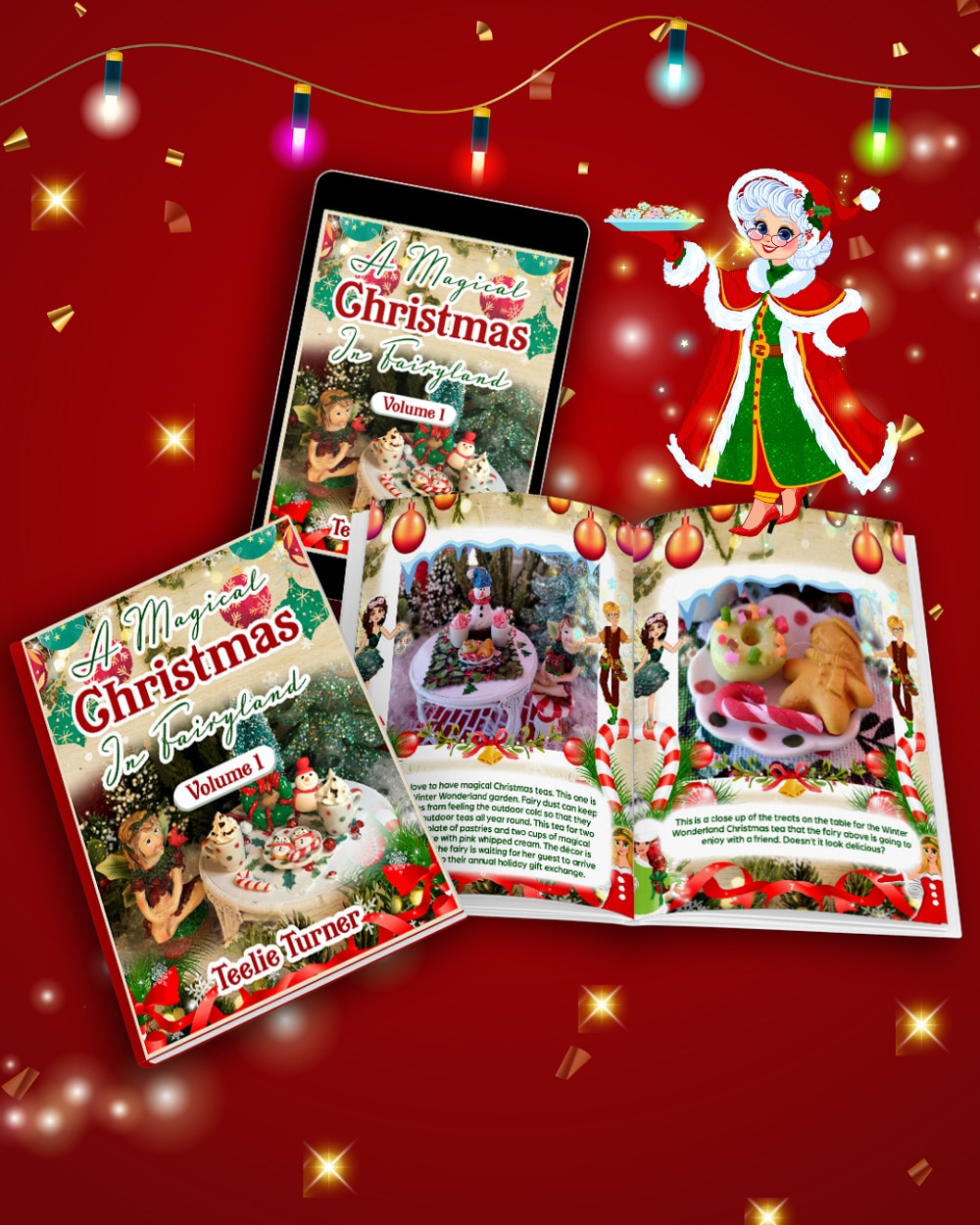 a magical christmas in fairyland mockup