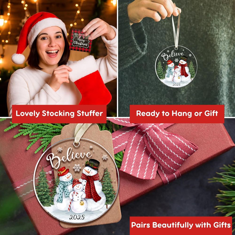 believe snowman family ornament2